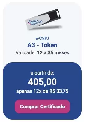 e-CNPJ A3 Token - 12 a 36 Meses